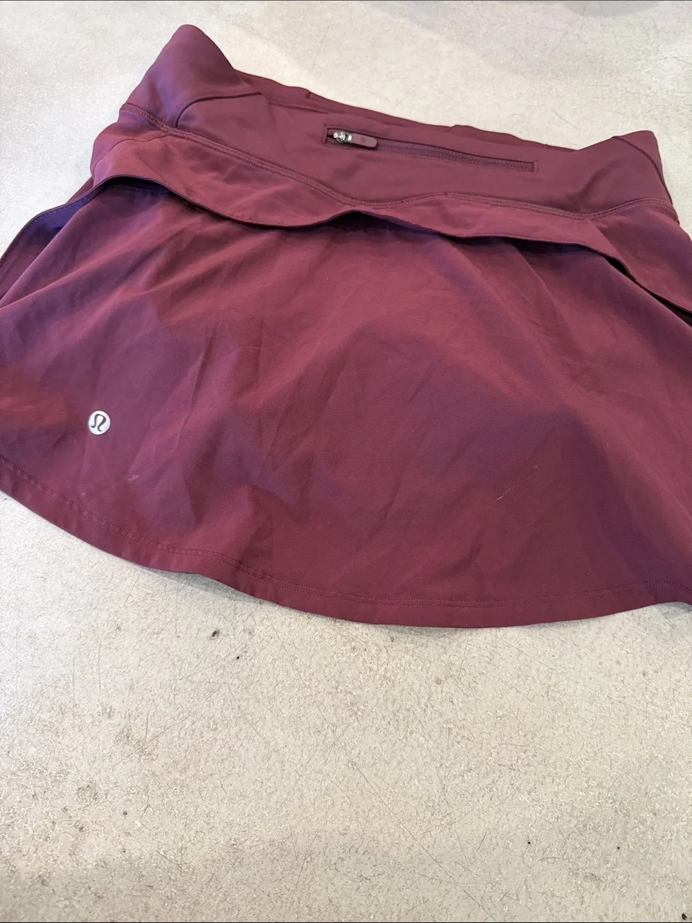 lululemon athletica Burgundy Athletic Skort